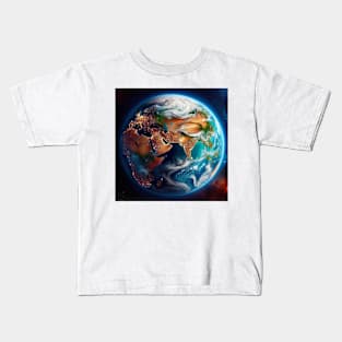 Discover a new perspective of the earth Kids T-Shirt